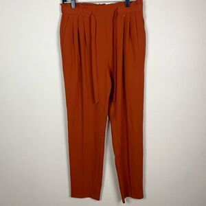 Orange paper bag waist dress pants from Primark Size 6